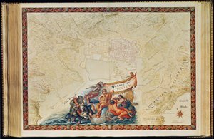 Ms. 987, Vol.2 fol.63 Plan van Toulon, uit de 